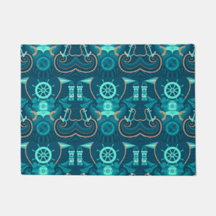 Paillasson Conception bleue nautique