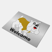 Paillasson Conception de Bulldog (Incliné)