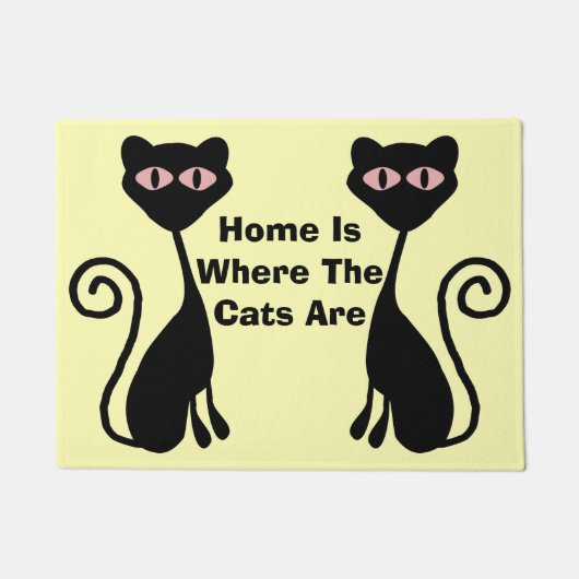 Paillasson Conception de chats (Devant)