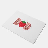Paillasson Conception de chemise vectorielle lettrage fraise (Incliné)