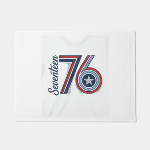 Paillasson Conception de chemise vectorielle patriotique Vint