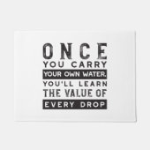 Paillasson Conception de devis de sagesse - Valeur de chaque  (Devant)