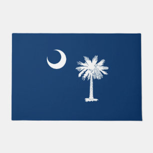 Paillasson Conception de drapeau d'état de la Caroline du Su