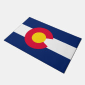 Paillasson Conception de drapeau d'état du Colorado (Incliné)