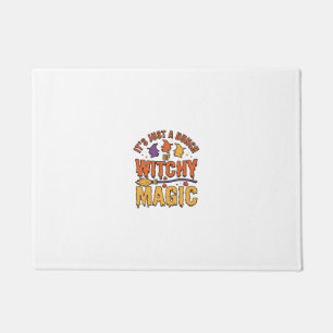 Paillasson Conception de typographie Halloween magique ensorc