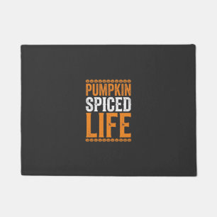 Paillasson Conception de typographie Halloween Pumpkin Spiced