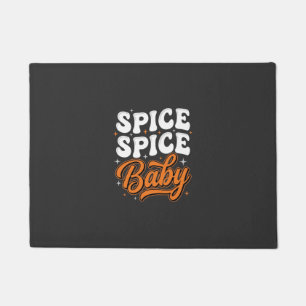 Paillasson Conception de typographie rétro Halloween Spice Sp