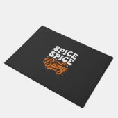 Paillasson Conception de typographie rétro Halloween Spice Sp (Incliné)