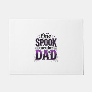Paillasson Conception de vecteur vintage Halloween de papa Sp