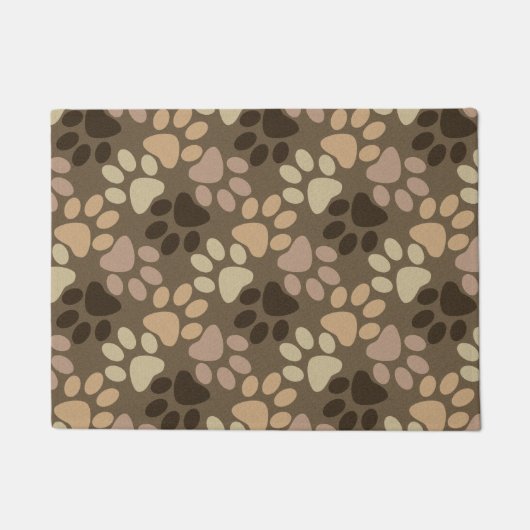 Paillasson Conception d'empreinte de patte (Devant)