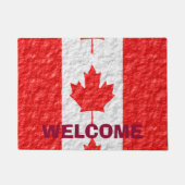 Paillasson Conception du drapeau canadien (Devant)