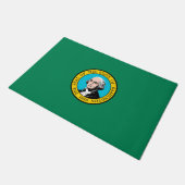 Paillasson Conception du drapeau de l'État de Washington (Incliné)