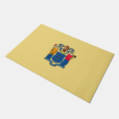 Paillasson Conception du drapeau de l'État du New Jersey (Incliné)