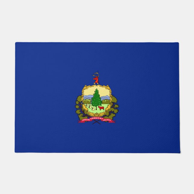 Paillasson Conception du drapeau d'état du Vermont (Devant)