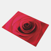 Paillasson Conception florale de rose rouge (Incliné)