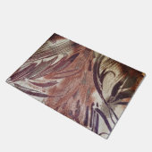 Paillasson Conception florale marron abstraite 2 (Incliné)