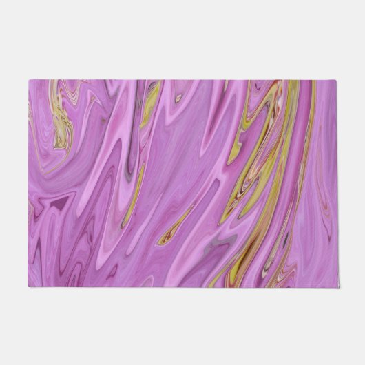 Paillasson Conception liquide violette (Devant)