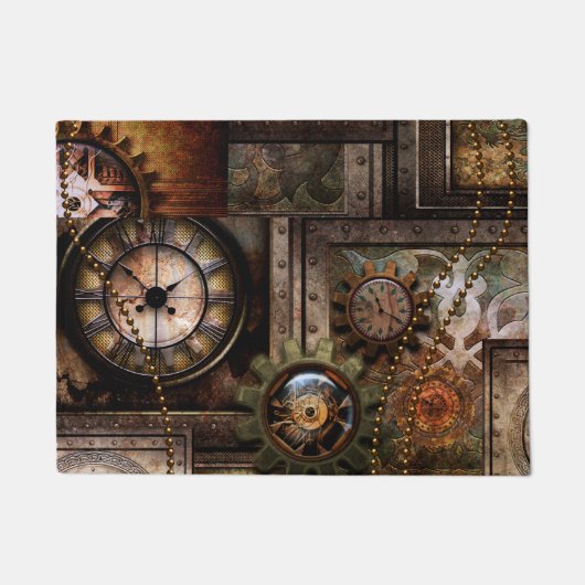 Paillasson Conception merveilleuse de steampunk (Devant)