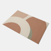 Paillasson Conception minimaliste boho abstraite d'arche (Incliné)