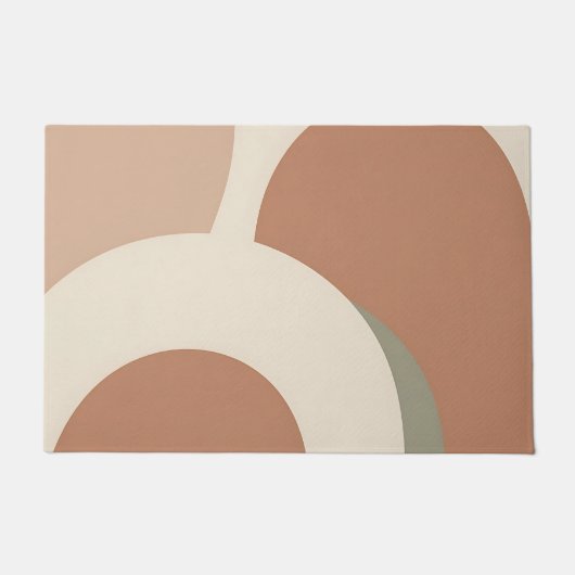 Paillasson Conception minimaliste boho abstraite d'arche (Devant)