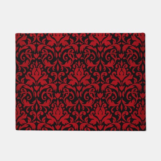 PAILLASSON CONCEPTION NOIRE ET ROUGE (Devant)