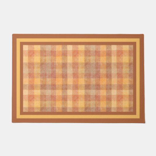 Paillasson Conception Rustique Des Tons De Terre Plantés (Devant)