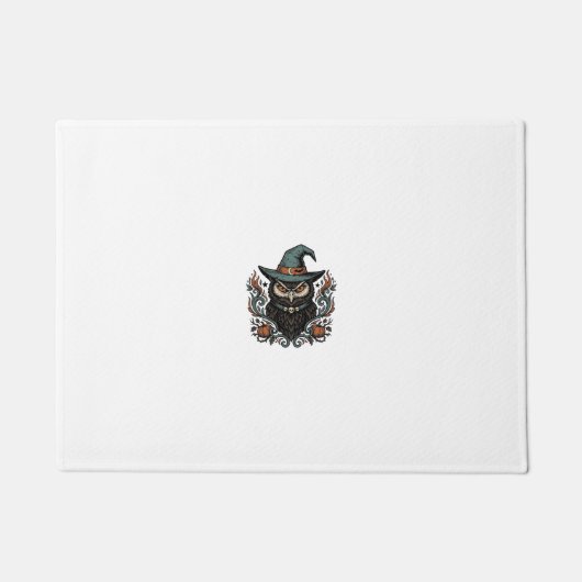 Paillasson Conception vectorielle de chapeau de sorcière de h (Devant)