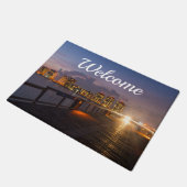 Paillasson Conduite Sur Navarre Beach Pier Welcome Doormat (Incliné)