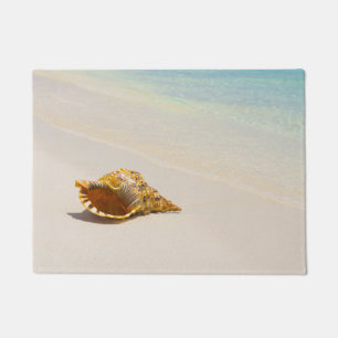 Paillasson Conque Shell sur la plage 3