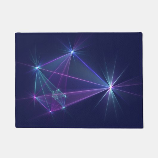 Paillasson Constellation, Art Fractal Abstrait Imaginaire (Devant)