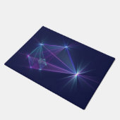 Paillasson Constellation, Art Fractal Abstrait Imaginaire (Incliné)