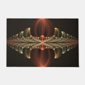 Paillasson Construction d'Imaginaires Art Fractal Abstrait br (Devant)