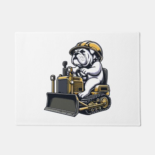 Paillasson Construction Pup Bulldog Builder (Devant)