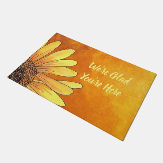 Paillasson Content que tu sois là (Incliné)