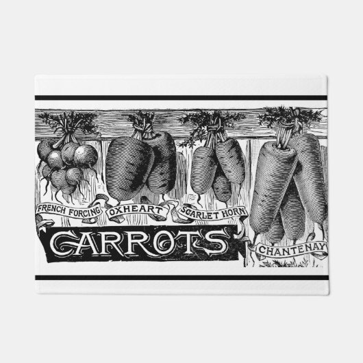 Paillasson Convertir 4 carottes vintages (Devant)