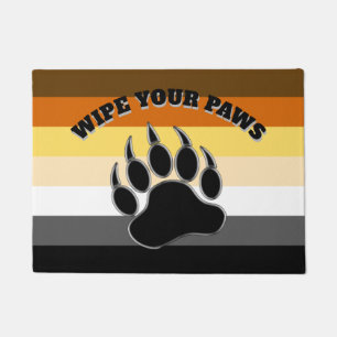 Paillasson Cool Bear Pride Ours Paw essuyer vos pattes