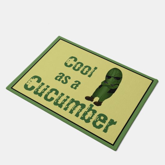Paillasson Cool Comme Un Concombre Drôle (Incliné)