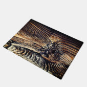 Paillasson Cool de texture bois unique (Incliné)