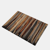 Paillasson Cool de texture de clôture en bois unique (Incliné)