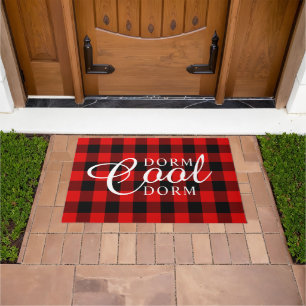 Paillasson Cool Dorm Dorm Rustique Cabine Bloc Carrés