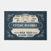Paillasson Cool Retro Psychic Lecture Mat, Amateurs de Tarot  (Devant)