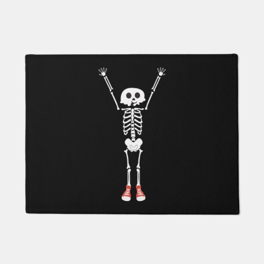 Paillasson Cool Skeleton Halloween Design (Devant)