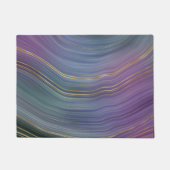 Paillasson Cool Strata | Belle Agate bleu violet et or (Devant)