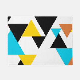 Paillasson Cool, unique, tendance, urbain, triangles modernes