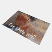 Paillasson Copie barbue drôle de dragon (Incliné)