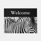 Paillasson Copie haute étroite de zèbre - accueil (Devant)
