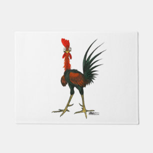 Paillasson Coq fou
