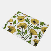 Paillasson Coquelicots jaunes et coccinelles (Incliné)