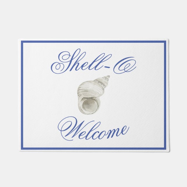 Paillasson Coquille de plage/côte (Devant)