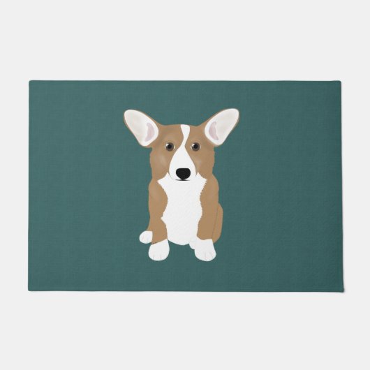 Paillasson Corgi (Devant)